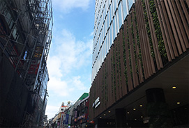 今朝の吉祥寺の風景