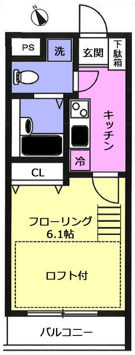 間取図付！