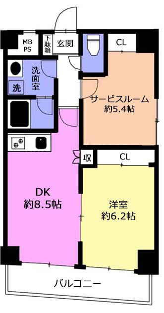 間取図付！